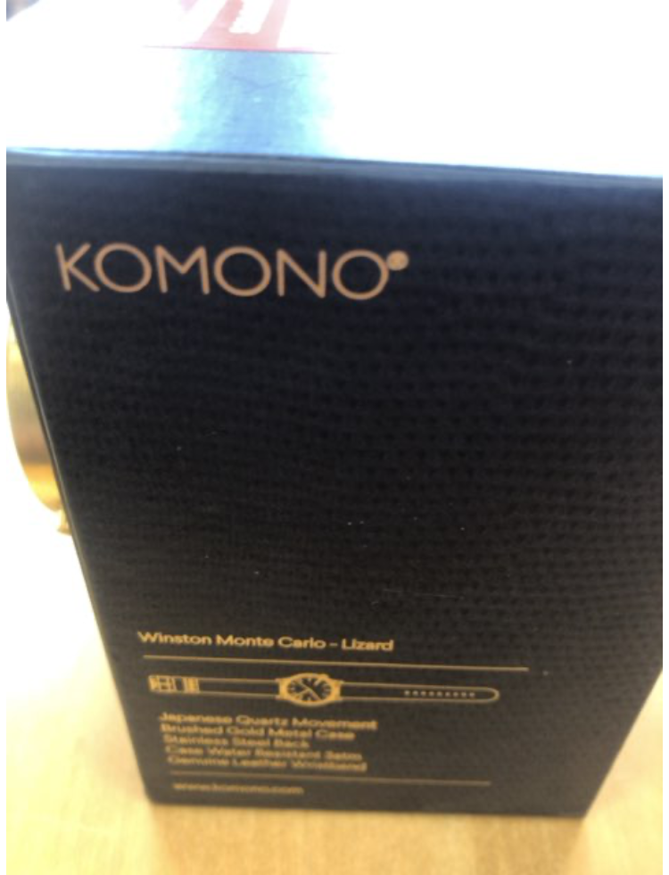 KOMONO armbåndsur i originalemballage
